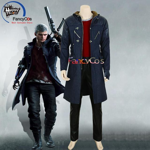 DMC Cosplay DMC 5 Nero Full Set Outfit Jacket Halloween Masquerade Costume  Adult Custom Made Game Movie Apparel - AliExpress